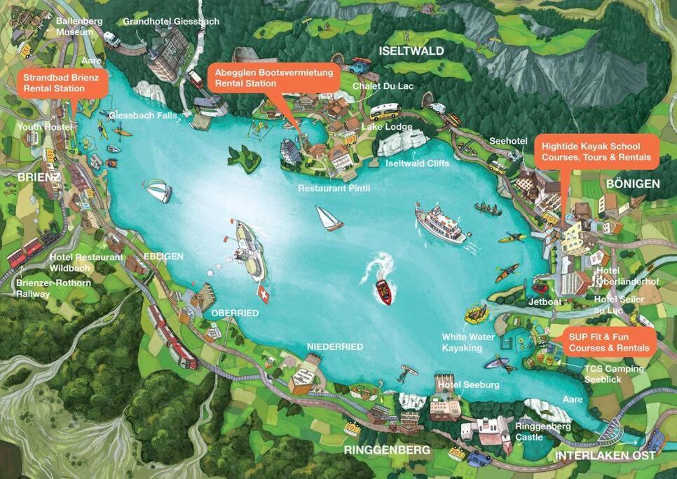 Chalet Mignon - Your Vacation Oasis At Lake Brienz Bönigen Buitenkant foto